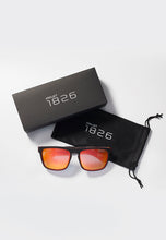 Load image into Gallery viewer, AUDRIC POLARIZED SUNGLASSES BLACK/RED