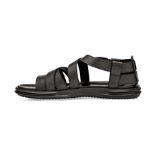 Load image into Gallery viewer, ANSON LEATHER SANDALS BLACK