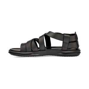 ANSON LEATHER SANDALS BLACK