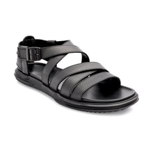 Load image into Gallery viewer, ANSON LEATHER SANDALS BLACK