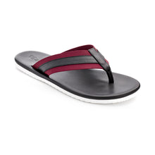 Load image into Gallery viewer, ARSEN THONG LEATHER SANDALS RED
