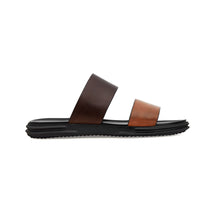 Load image into Gallery viewer, CAROLUS SLIP ON LEATHER SANDALS BROWN