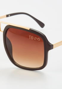 ALICIO SUNGLASSES BLACK/TEA