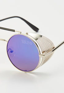 ALOYS SUNGLASSES SILVER/BLUE