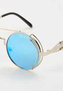 AUSTIN SUNGLASSES SILVER/BLUE