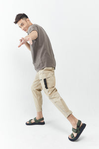 ELROY PADDED SANDAL GREEN
