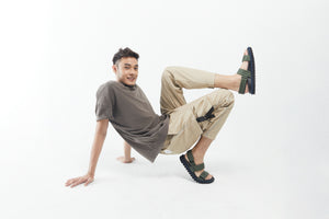 ELROY PADDED SANDAL GREEN