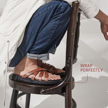 Load image into Gallery viewer, ANSON ROUND TOE LEATHER SANDALS BROWN