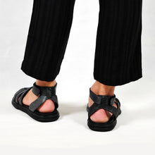 Load image into Gallery viewer, DANTON LEATHER SANDAL GREY
