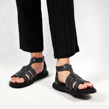 Load image into Gallery viewer, DANTON LEATHER SANDAL GREY