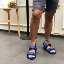 Load image into Gallery viewer, DARL BACK SLING SANDAL BLUE
