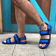 Load image into Gallery viewer, DARL BACK SLING SANDAL BLUE