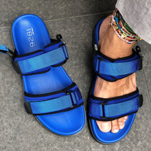 Load image into Gallery viewer, DARL BACK SLING SANDAL BLUE