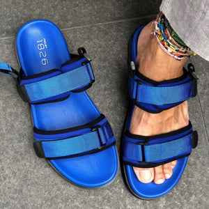 DARL BACK SLING SANDAL BLUE